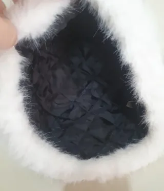 Cappello colbacco pelliccia sintetica bianco