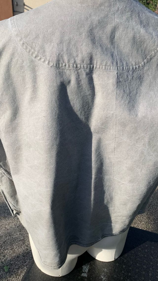 Gilet da caccia multitasche grigio