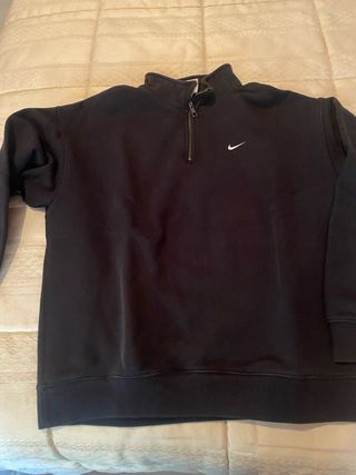 Felpa Nike mezza zip nera taglia L