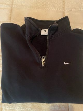 Felpa Nike mezza zip nera taglia L