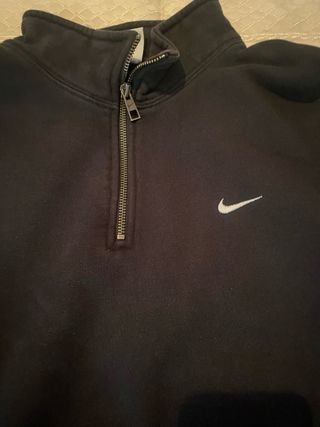 Felpa Nike mezza zip nera taglia L