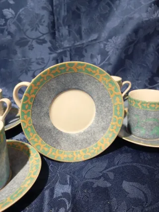 Set 6 Tazzine Caffè con Zuccheriera