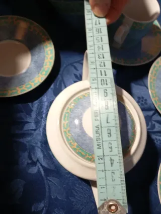 Set 6 Tazzine Caffè con Zuccheriera