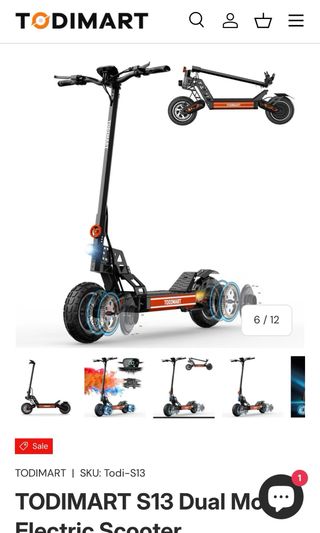 Patinete Eléctrico Todimart - Electric Scooter