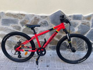 Bicicleta Montaña Rockrider Roja
