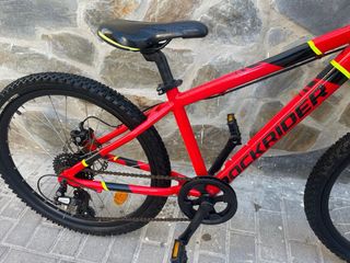 Bicicleta Montaña Rockrider Roja