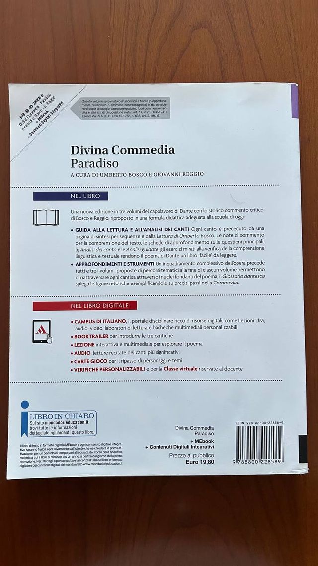 Divina Commedia, Paradiso