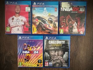 PS4 Slim+mando+5 Juegos+cables+caja. impecable.