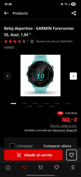 Garmin Forerunner 55 Reloj GPS Running