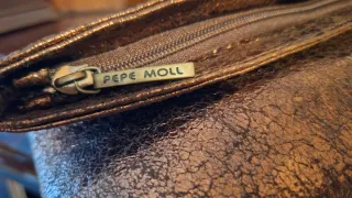 Bolso Cartera Fiesta Bronce y Dorado