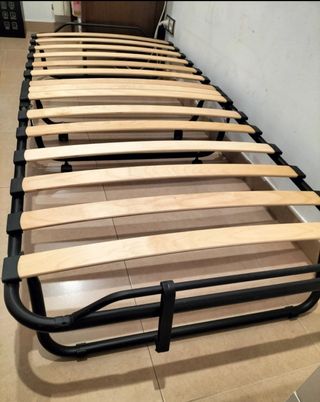 Somier pieghevole con materasso in schiuma