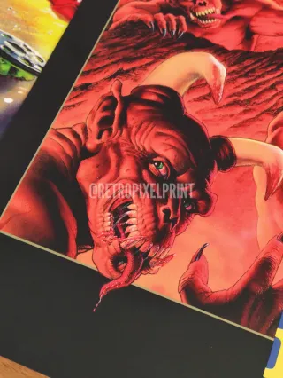 Láminas DOOM e STREETS OF RAGE