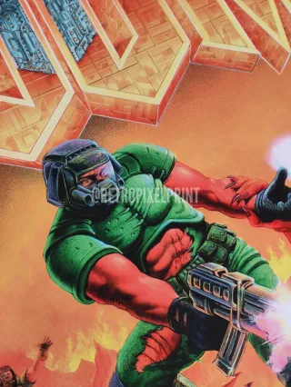 Láminas DOOM e STREETS OF RAGE