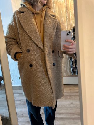 Abrigo marrón 3/4
