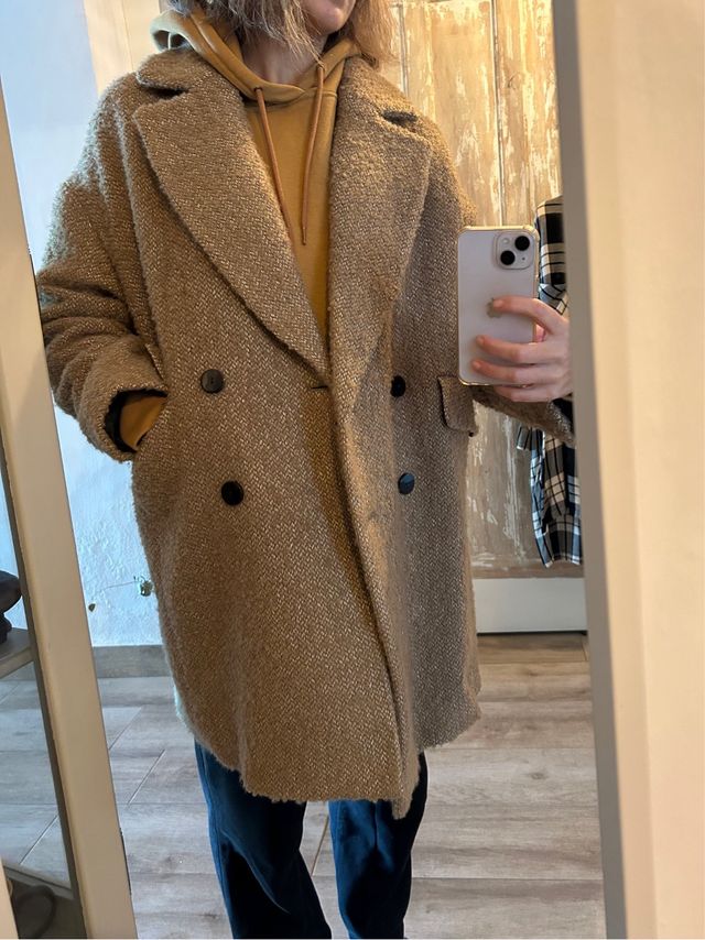 Abrigo marrón 3/4