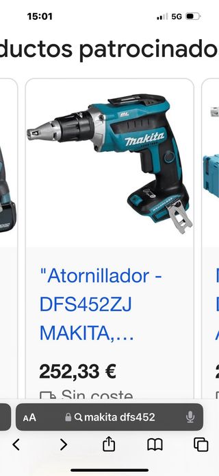 Makita DFS452 Atornillador