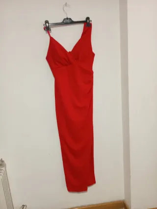Vestido fiesta mujer rojo
