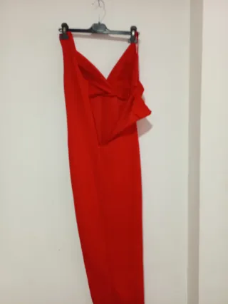 Vestido fiesta mujer rojo