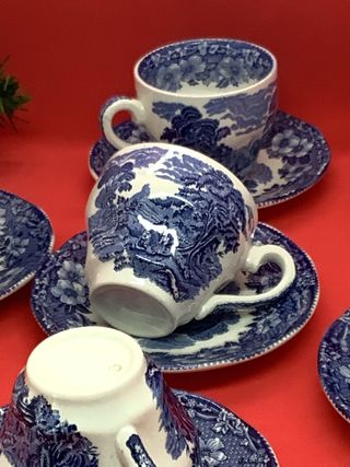 Servizio tazzine caffè ceramica design oriente