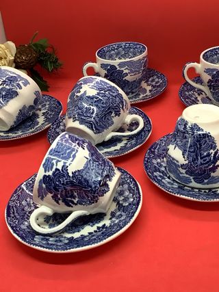 Servizio tazzine caffè ceramica design oriente