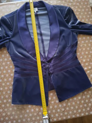 Giacca Armani Collezioni donna blu con toni viola