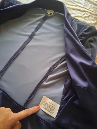 Giacca Armani Collezioni donna blu con toni viola