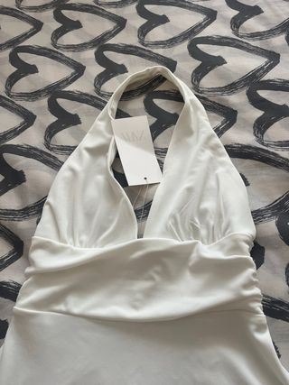 Top blanco Zara