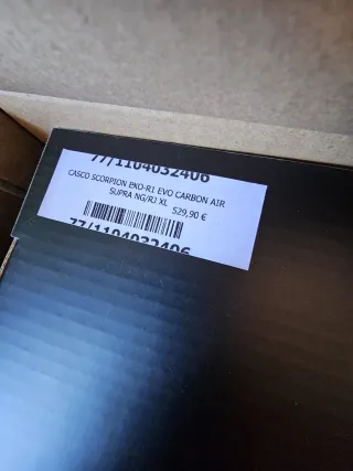 Casco Scorpion EXO R1 Evo Carbon Air SUPRA NUEVO