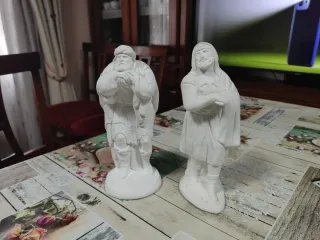 2 Figuras Pastores Escayola