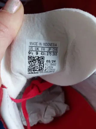 Zapatillas Adidas Gazelle Rojas y Blancas