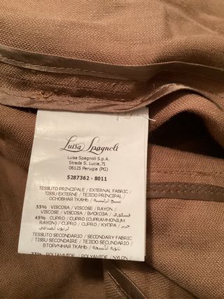 Giacca Luisa Spagnoli Lino Donna Tg 44