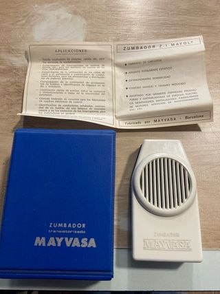Zumbador Continuidad Mayvasa Z-1 Mayol