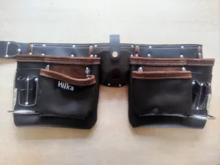 Cinturón de herramientas Hilka de cuero