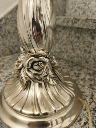 Lampada da tavolo vintage laminata