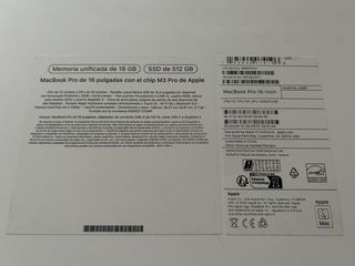 Caja MacBook Pro 16