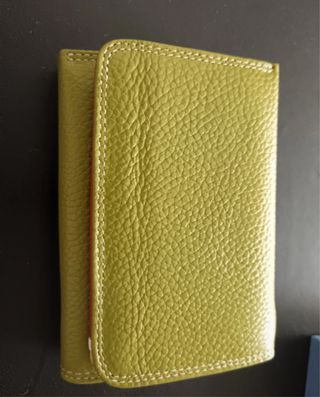 Portafoglio nuovo pelle verde
