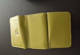 Portafoglio nuovo pelle verde