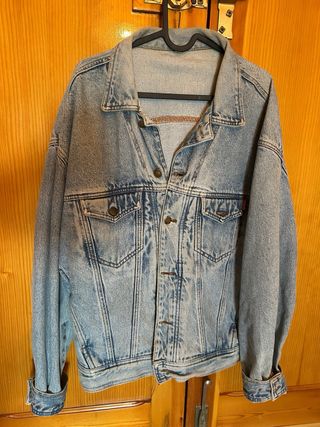 Chaqueta vaquera casual azul