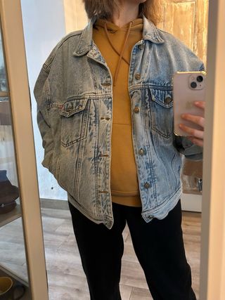 Chaqueta vaquera casual azul