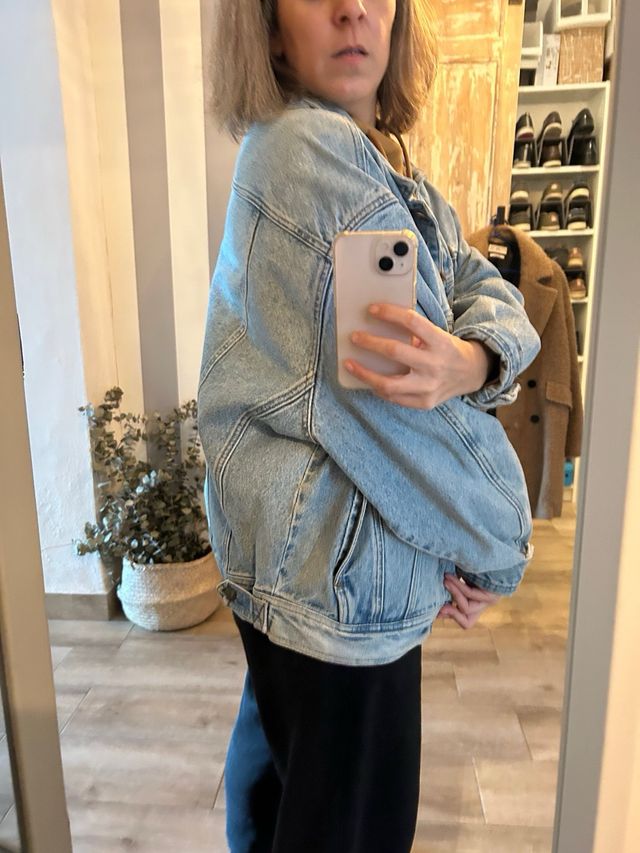 Chaqueta vaquera casual azul