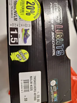 Scarpe Skechers Bambino Misura 33