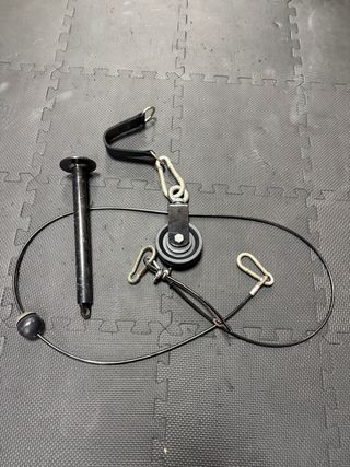 Polea alta para rack/barra/techo