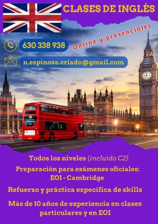INGLÉS ONLINE o PRESENCIAL