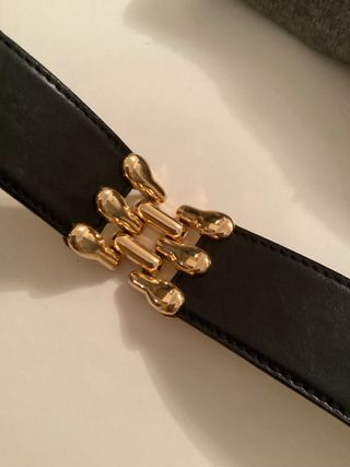 La deux Milano cintura pelle nera donna 95 cm