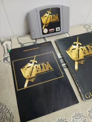 Zelda Ocarina of Time N64 Gioco + Manuale + Guida