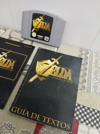 Zelda Ocarina of Time N64 Gioco + Manuale + Guida