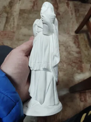 Figuras escayola pastora y pescador