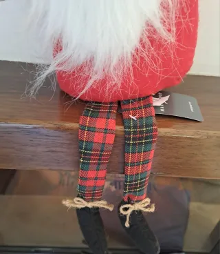 Gnomo Natalizio a Quadri Rosso e Verde