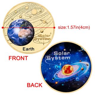COLECCIÓN DE 10 MONEDAS EN ESTUCHE DE LOS PLANETAS