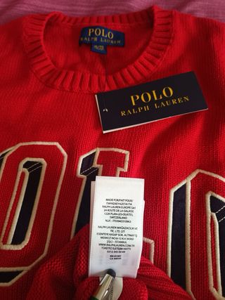 Jersey Polo Ralph Lauren rojo